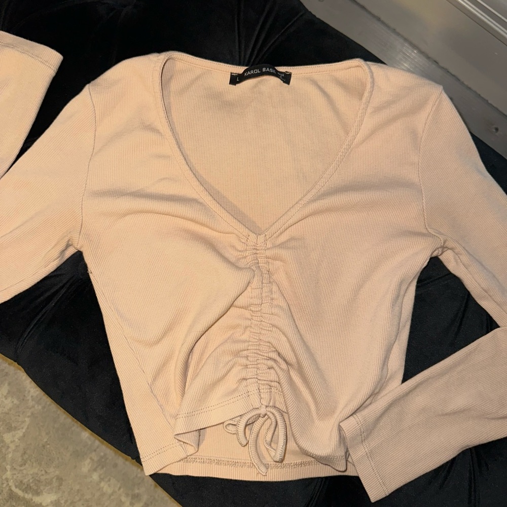 Long Sleeve Crop Top